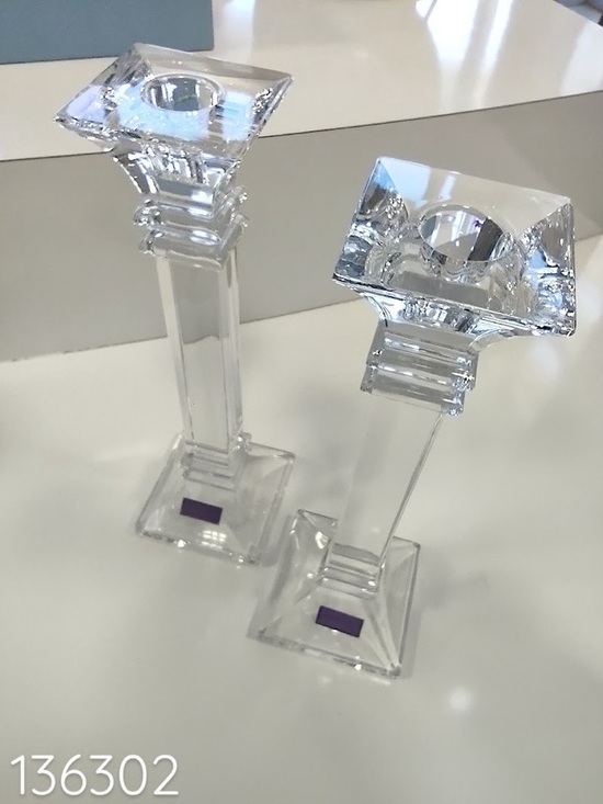 Marquis Treviso 10 Waterford Marquis Treviso Crystal Candlesticks Pair, 10”, NEW